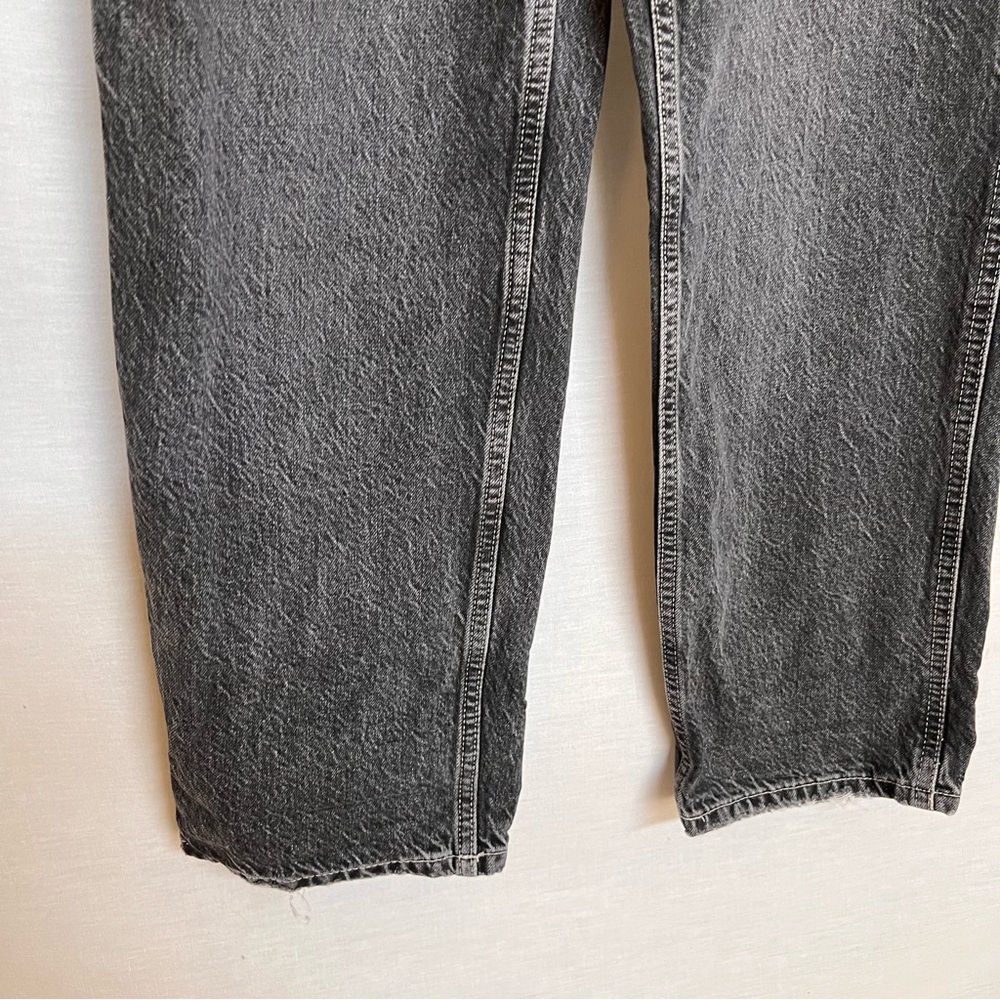 BDG Albie Black Faded Cargo Carpenters Relaxed Jeans - Picture 4 of 13